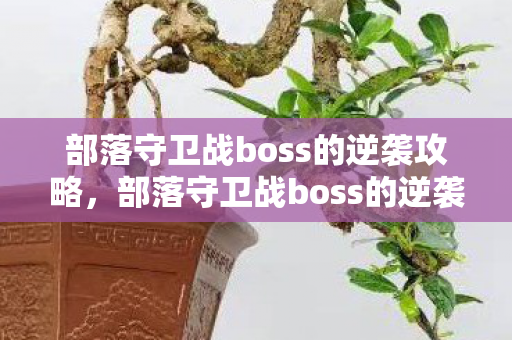 部落守卫战boss的逆袭攻略,部落守卫战boss的逆袭 部落守卫战boss的逆袭攻略,部落守卫战boss的逆袭