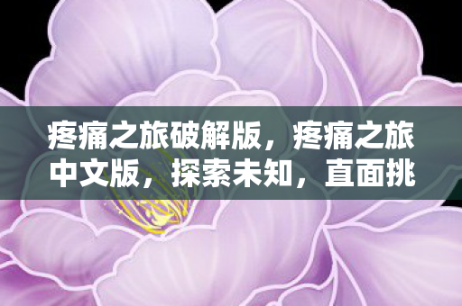 疼痛之旅破解版,疼痛之旅中文版,探索未知,直面挑战 疼痛之旅破解版,疼痛之旅中文版,探索未知,直面挑战