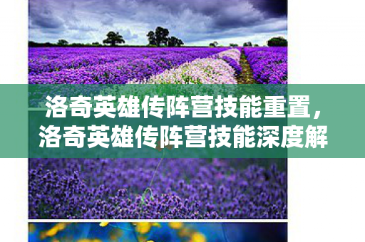 洛奇英雄传阵营技能重置,洛奇英雄传阵营技能深度解析,策略与战术的完美结合 洛奇英雄传阵营技能重置,洛奇英雄传阵营技能深度解析,策略与战术的完美结合