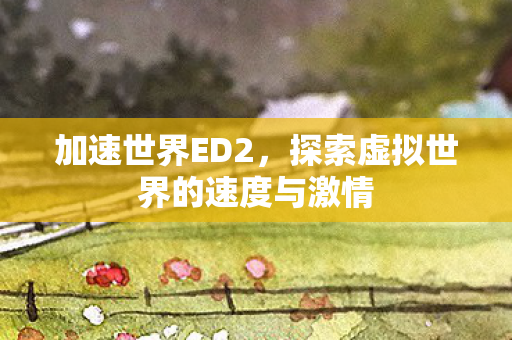加速世界ED2，探索虚拟世界的速度与激情