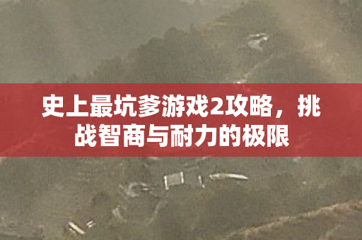 史上最坑爹游戏2攻略,挑战智商与耐力的极限 史上最坑爹游戏2攻略,挑战智商与耐力的极限