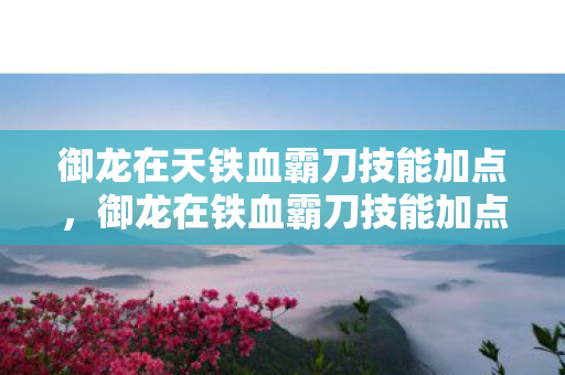 御龙在天铁血霸刀技能加点,御龙在铁血霸刀技能加点策略 御龙在天铁血霸刀技能加点,御龙在铁血霸刀技能加点策略