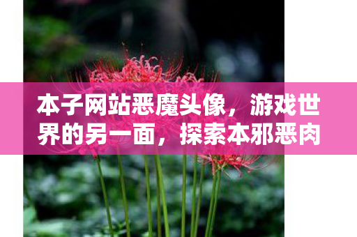 本子网站恶魔头像,游戏世界的另一面,探索本邪恶肉全的未知领域 本子网站恶魔头像,游戏世界的另一面,探索本邪恶肉全的未知领域