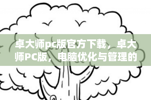 卓大师pc版官方下载，卓大师PC版，电脑优化与管理的得力助手