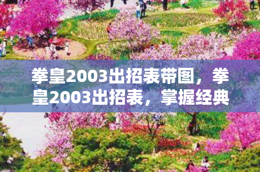 拳皇2003出招表带图,拳皇2003出招表,掌握经典格斗技 拳皇2003出招表带图,拳皇2003出招表,掌握经典格斗技