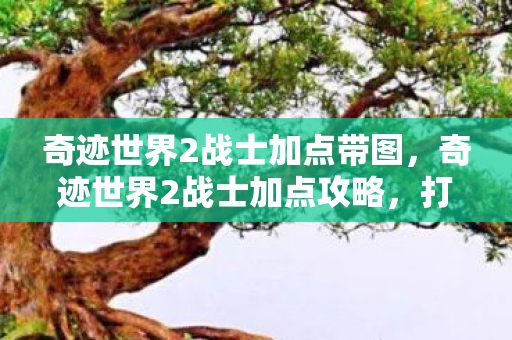 奇迹世界2战士加点带图,奇迹世界2战士加点攻略,打造最强战士 奇迹世界2战士加点带图,奇迹世界2战士加点攻略,打造最强战士