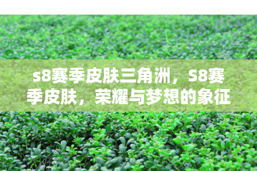 s8赛季皮肤三角洲,S8赛季皮肤,荣耀与梦想的象征 s8赛季皮肤三角洲,S8赛季皮肤,荣耀与梦想的象征