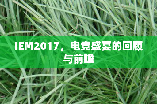 IEM2017,电竞盛宴的回顾与前瞻 IEM2017,电竞盛宴的回顾与前瞻