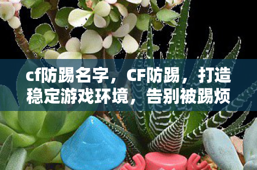 cf防踢名字,CF防踢,打造稳定游戏环境,告别被踢烦恼 cf防踢名字,CF防踢,打造稳定游戏环境,告别被踢烦恼
