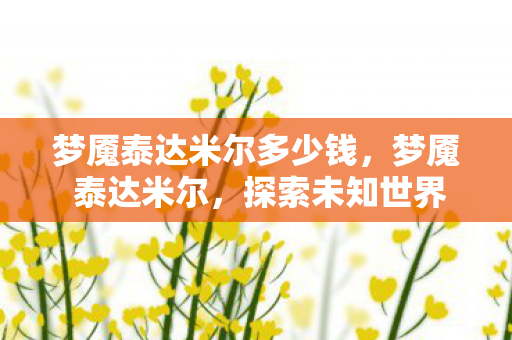 梦魇泰达米尔多少钱,梦魇 泰达米尔,探索未知世界的奇幻之旅 梦魇泰达米尔多少钱,梦魇 泰达米尔,探索未知世界的奇幻之旅
