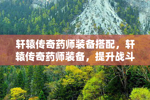 轩辕传奇药师装备搭配,轩辕传奇药师装备,提升战斗力的关键 轩辕传奇药师装备搭配,轩辕传奇药师装备,提升战斗力的关键