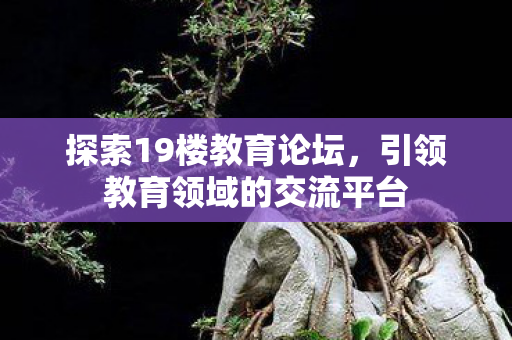 探索19楼教育论坛,引领教育领域的交流平台 探索19楼教育论坛,引领教育领域的交流平台