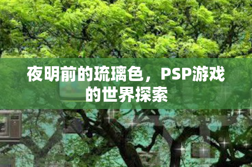夜明前的琉璃色,PSP游戏的世界探索 夜明前的琉璃色,PSP游戏的世界探索