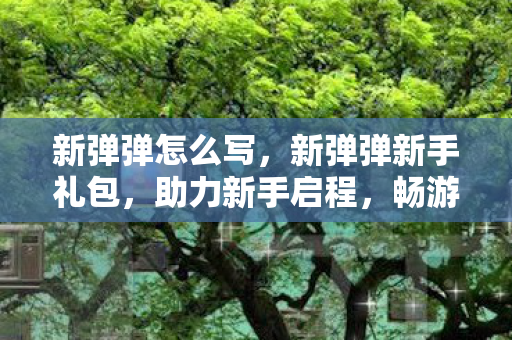 新弹弹怎么写,新弹弹新手礼包,助力新手启程,畅游游戏世界 新弹弹怎么写,新弹弹新手礼包,助力新手启程,畅游游戏世界