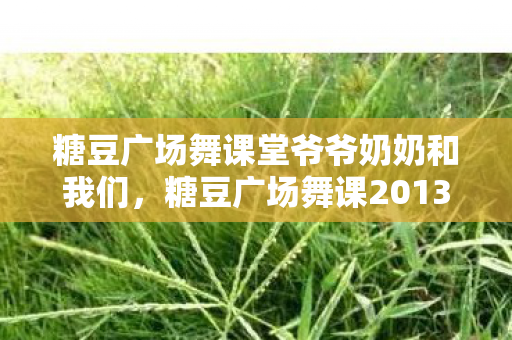 糖豆广场舞课堂爷爷奶奶和我们,糖豆广场舞课2013,舞动生活的快乐旋律 糖豆广场舞课堂爷爷奶奶和我们,糖豆广场舞课2013,舞动生活的快乐旋律