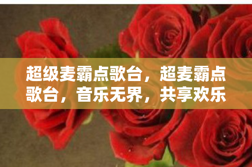 超级麦霸点歌台,超麦霸点歌台,音乐无界,共享欢乐 超级麦霸点歌台,超麦霸点歌台,音乐无界,共享欢乐