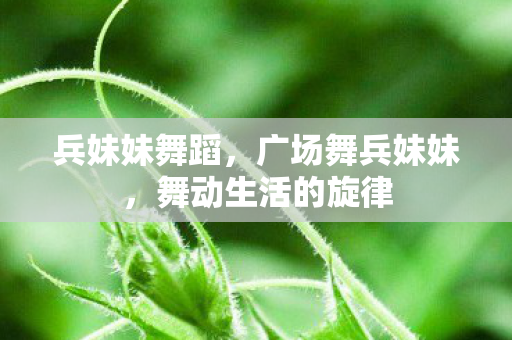 兵妹妹舞蹈,广场舞兵妹妹,舞动生活的旋律 兵妹妹舞蹈,广场舞兵妹妹,舞动生活的旋律