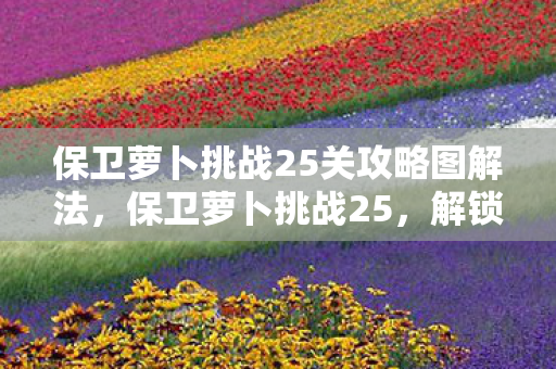 保卫萝卜挑战25关攻略图解法，保卫萝卜挑战25，解锁新关卡，策略与智慧的碰撞