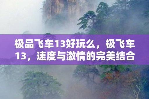 极品飞车13好玩么,极飞车13,速度与激情的完美结合 极品飞车13好玩么,极飞车13,速度与激情的完美结合