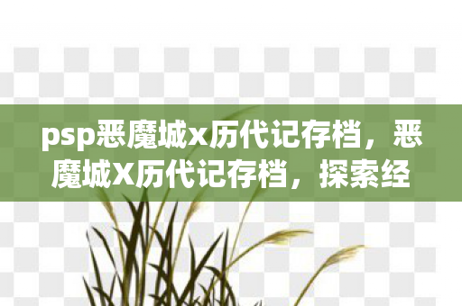 psp恶魔城x历代记存档,恶魔城X历代记存档,探索经典与传承的珍贵记录 psp恶魔城x历代记存档,恶魔城X历代记存档,探索经典与传承的珍贵记录