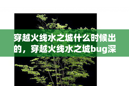 穿越火线水之城什么时候出的，穿越火线水之城bug深度解析，游戏乐趣与隐患并存
