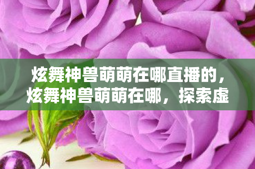 炫舞神兽萌萌在哪直播的,炫舞神兽萌萌在哪,探索虚拟世界的奇妙之旅 炫舞神兽萌萌在哪直播的,炫舞神兽萌萌在哪,探索虚拟世界的奇妙之旅