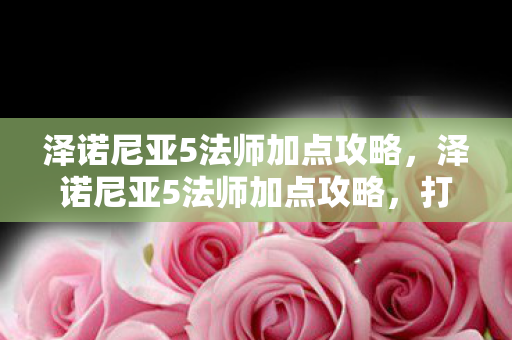 泽诺尼亚5法师加点攻略,泽诺尼亚5法师加点攻略,打造高效法师的加点指南 泽诺尼亚5法师加点攻略,泽诺尼亚5法师加点攻略,打造高效法师的加点指南