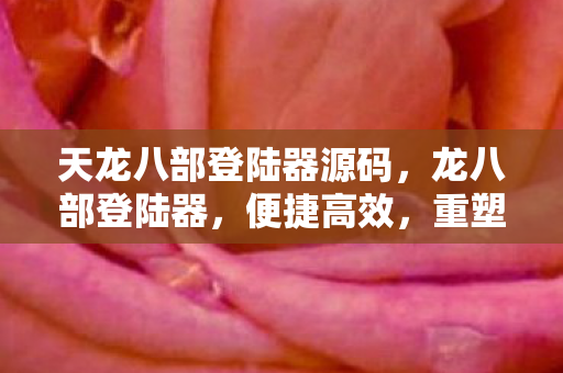天龙八部登陆器源码，龙八部登陆器，便捷高效，重塑经典游戏体验