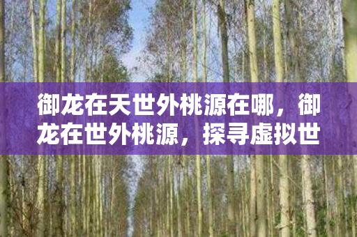 御龙在天世外桃源在哪,御龙在世外桃源,探寻虚拟世界的宁静桃源 御龙在天世外桃源在哪,御龙在世外桃源,探寻虚拟世界的宁静桃源