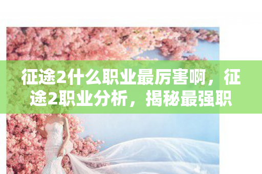 征途2什么职业最厉害啊,征途2职业分析,揭秘最强职业 征途2什么职业最厉害啊,征途2职业分析,揭秘最强职业