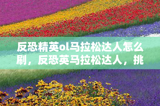 反恐精英ol马拉松达人怎么刷,反恐英马拉松达人,挑战与荣耀的征途 反恐精英ol马拉松达人怎么刷,反恐英马拉松达人,挑战与荣耀的征途