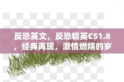 反恐英文，反恐精英CS1.8，经典再现，激情燃烧的岁月