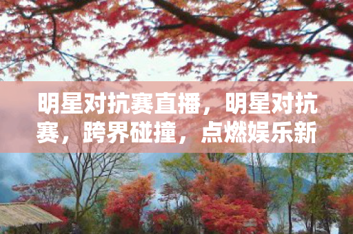 明星对抗赛直播,明星对抗赛,跨界碰撞,点燃娱乐新火花 明星对抗赛直播,明星对抗赛,跨界碰撞,点燃娱乐新火花