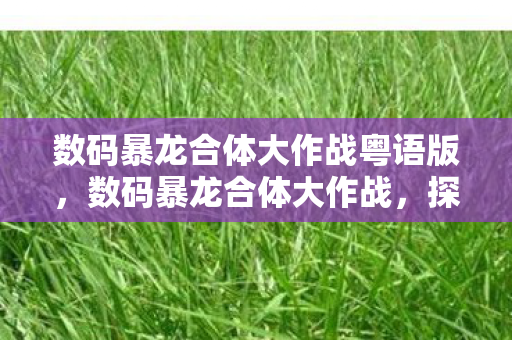 数码暴龙合体大作战粤语版,数码暴龙合体大作战,探索无限可能的数码世界 数码暴龙合体大作战粤语版,数码暴龙合体大作战,探索无限可能的数码世界