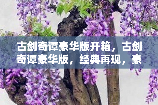 古剑奇谭豪华版开箱，古剑奇谭豪华版，经典再现，豪华体验