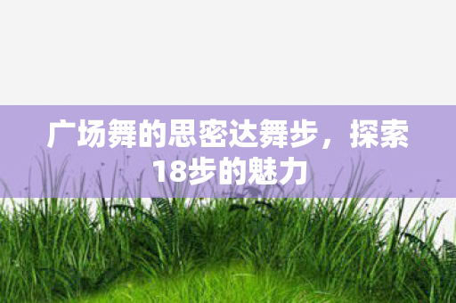 广场舞的思密达舞步,探索18步的魅力 广场舞的思密达舞步,探索18步的魅力