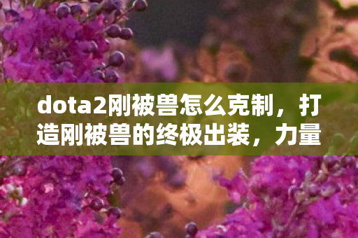 dota2刚被兽怎么克制,打造刚被兽的终极出装,力量与生存的完美结合 dota2刚被兽怎么克制,打造刚被兽的终极出装,力量与生存的完美结合