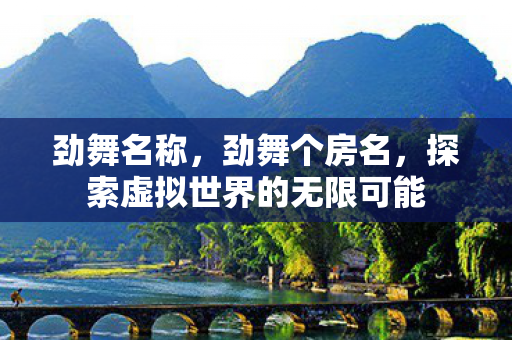 劲舞名称,劲舞个房名,探索虚拟世界的无限可能 劲舞名称,劲舞个房名,探索虚拟世界的无限可能