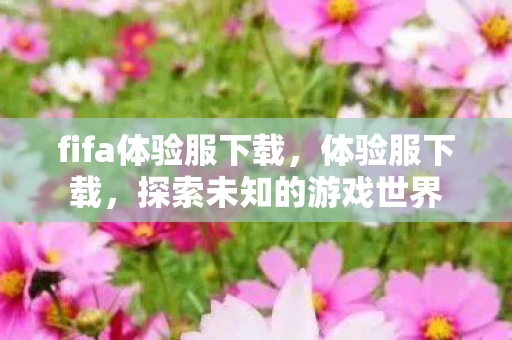 fifa体验服下载,体验服下载,探索未知的游戏世界 fifa体验服下载,体验服下载,探索未知的游戏世界