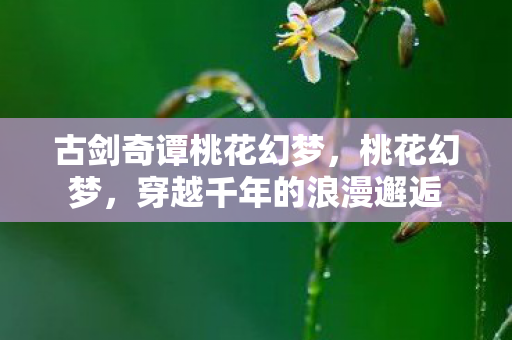 古剑奇谭桃花幻梦,桃花幻梦,穿越千年的浪漫邂逅 古剑奇谭桃花幻梦,桃花幻梦,穿越千年的浪漫邂逅
