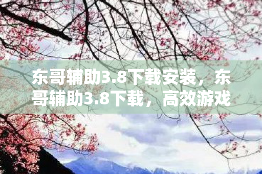东哥辅助3.8下载安装,东哥辅助3.8下载,高效游戏辅助工具,提升游戏体验 东哥辅助3.8下载安装,东哥辅助3.8下载,高效游戏辅助工具,提升游戏体验