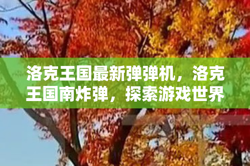 洛克王国最新弹弹机，洛克王国南炸弹，探索游戏世界的无限可能