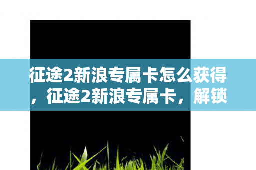 征途2新浪专属卡怎么获得,征途2新浪专属卡,解锁全新游戏体验的钥匙 征途2新浪专属卡怎么获得,征途2新浪专属卡,解锁全新游戏体验的钥匙