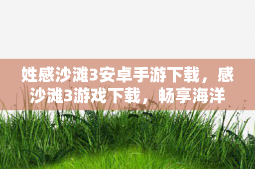 姓感沙滩3安卓手游下载,感沙滩3游戏下载,畅享海洋冒险的必备指南 姓感沙滩3安卓手游下载,感沙滩3游戏下载,畅享海洋冒险的必备指南