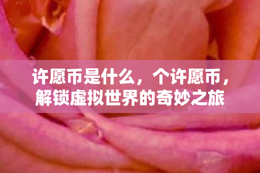 许愿币是什么,个许愿币,解锁虚拟世界的奇妙之旅 许愿币是什么,个许愿币,解锁虚拟世界的奇妙之旅