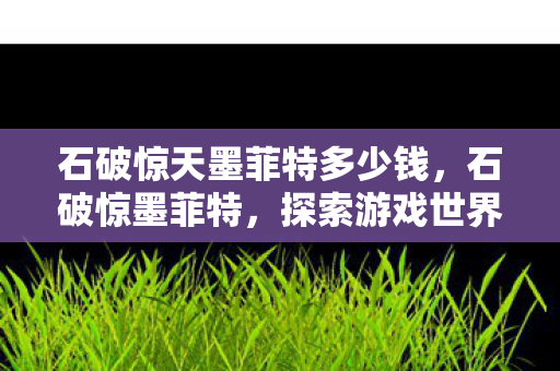 石破惊天墨菲特多少钱,石破惊墨菲特,探索游戏世界的无限可能 石破惊天墨菲特多少钱,石破惊墨菲特,探索游戏世界的无限可能