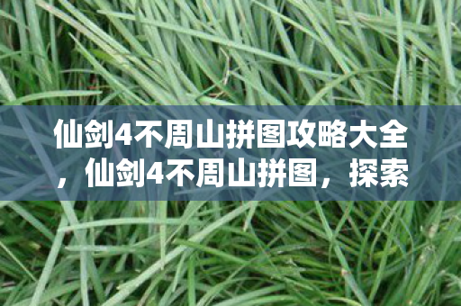 仙剑4不周山拼图攻略大全，仙剑4不周山拼图，探索古老传说的神秘之旅
