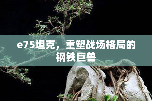 e75坦克,重塑战场格局的钢铁巨兽 e75坦克,重塑战场格局的钢铁巨兽