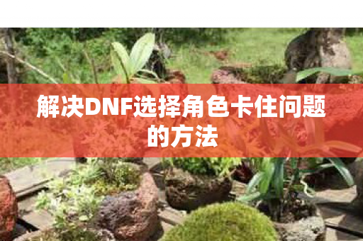 解决DNF选择角色卡住问题的方法 解决DNF选择角色卡住问题的方法