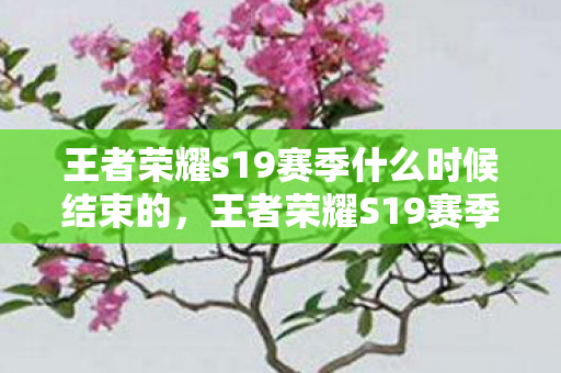 王者荣耀s19赛季什么时候结束的,王者荣耀S19赛季什么时候结束 王者荣耀s19赛季什么时候结束的,王者荣耀S19赛季什么时候结束